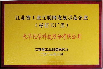 江蘇省工業互聯網發展示范企業